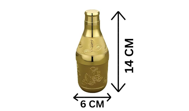 ZEKO Antique Brass Mukhwas Dani Traditional Dry Fruit Spice Storage Box Paan Masala Mouth Freshener Container Handcrafted Decorative Gift Gold Finish - Image 2