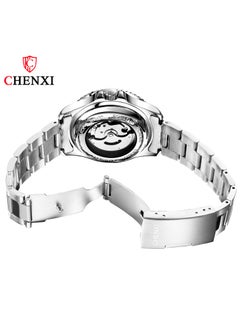 Chenxi Watches for Men Stainless Steel Luxury Luminous Water Resistant Automatic Mechanical Wristwatch 8805ASIBK  - Image 4