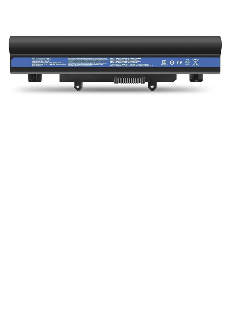 Generic - AL14A32 Battery for ACCER  Aspire E1-571 E5-571 E5-411 E5-421 E5-511 E5-521 V3-472 V3-572 E14 E15 Touch Extensa 2509 2510 - Image 1