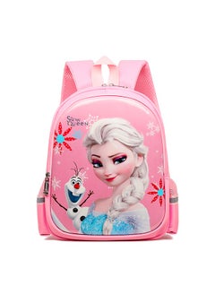 Disney Fashionable Student Backpack Cartoon Children's Backpack Lightweight and Breathable Children's Backpack For Primary School Students Girls Kindergarten Girls Children‘s Backpacks Pink  - Image 1