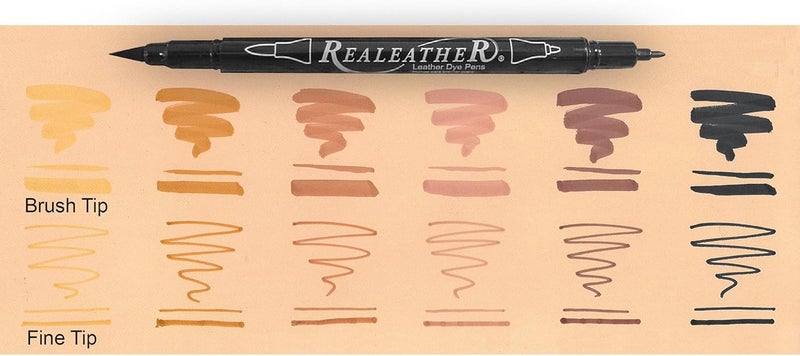 Realeather Leather Markers EARTHTONES - Image 1