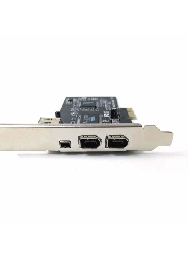 ELIATER PCIe 1394a Firewire Card, IEEE 1394 PCI Express Adapter Controller 4 Ports(3 x 6 Pin and 1 x 4 Pin), PCI-E Firewire 800 Adapter for Windows 7/8/ 10 / Mac OS with Cable - Image 3