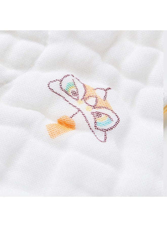 القطن الخالص 【موصى به من قبل Guo Jingjing】منشفة شاش سميكة دافئة 100% قطن ب8 طبقات، لفافة استحمام ناعمة للأطفال - Image 5