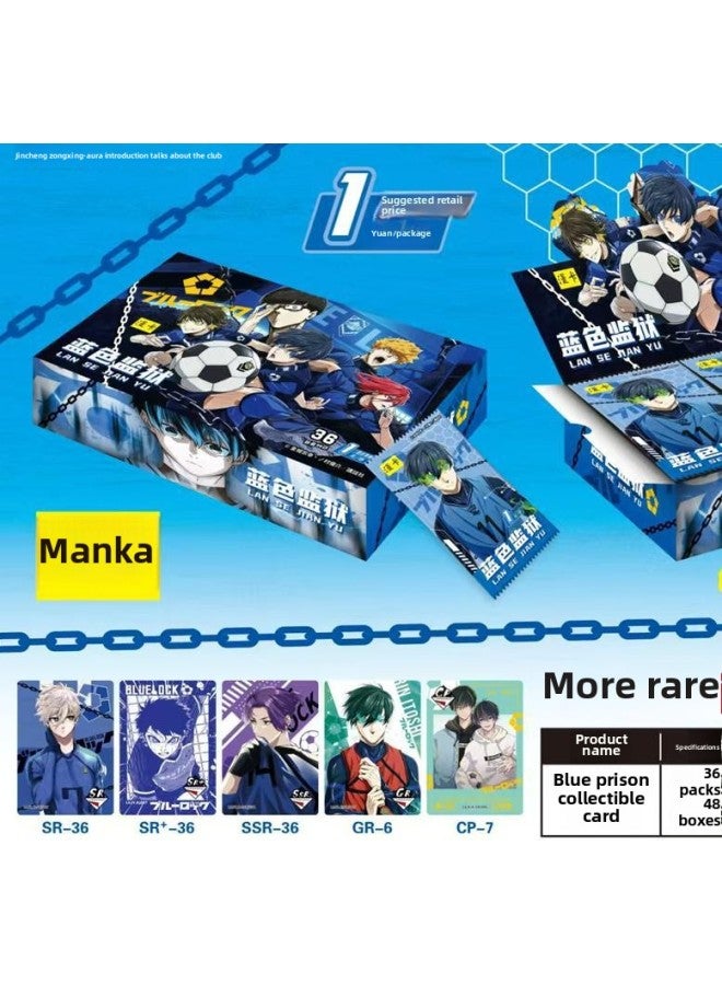 Manka Blue Prison 5 Yuan Package Bule Lock Blue Lock Blue Restricted Area Anime Peripheral Card Japanese Anime Collection Card