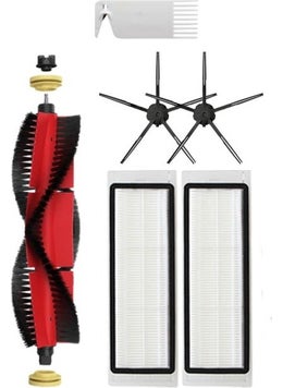 Roborock S6 Maxv Black Robot Vacuum Cleaner Compatible Brush and Filter Set