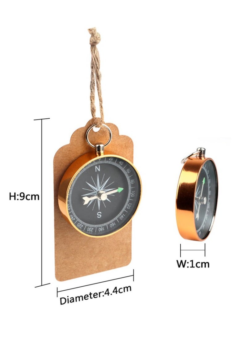 10 Pack Vintage Compass Wedding Favors with Kraft Tags Suitable for Travel Themed Party Guest Gifts - Image 5