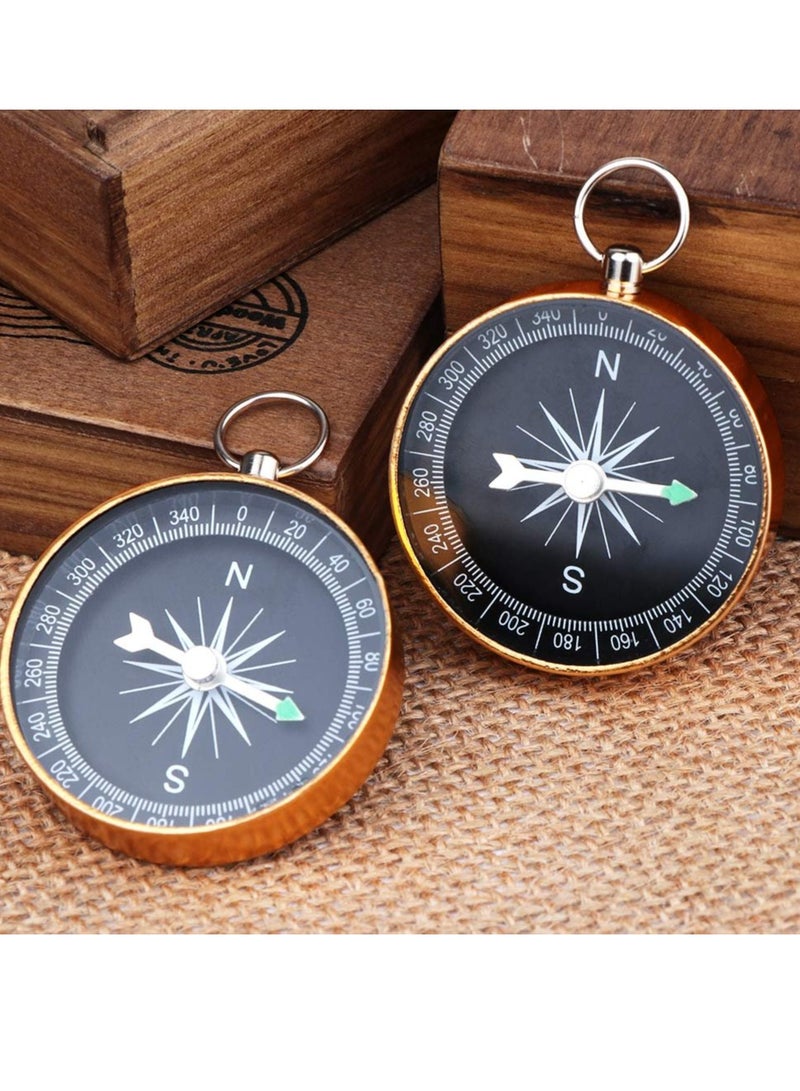 10 Pack Vintage Compass Wedding Favors with Kraft Tags Suitable for Travel Themed Party Guest Gifts - Image 4