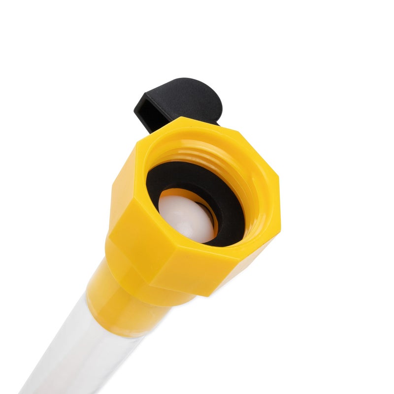 Camco Camco 40004 RV Gravity Water Fill Adapter with Shut Off Valve and Clip - Allows for Quick Filling of Your RV's Gravity Water Fill - Adapter Fits Standard Drinking Water Hoses  - Image 5