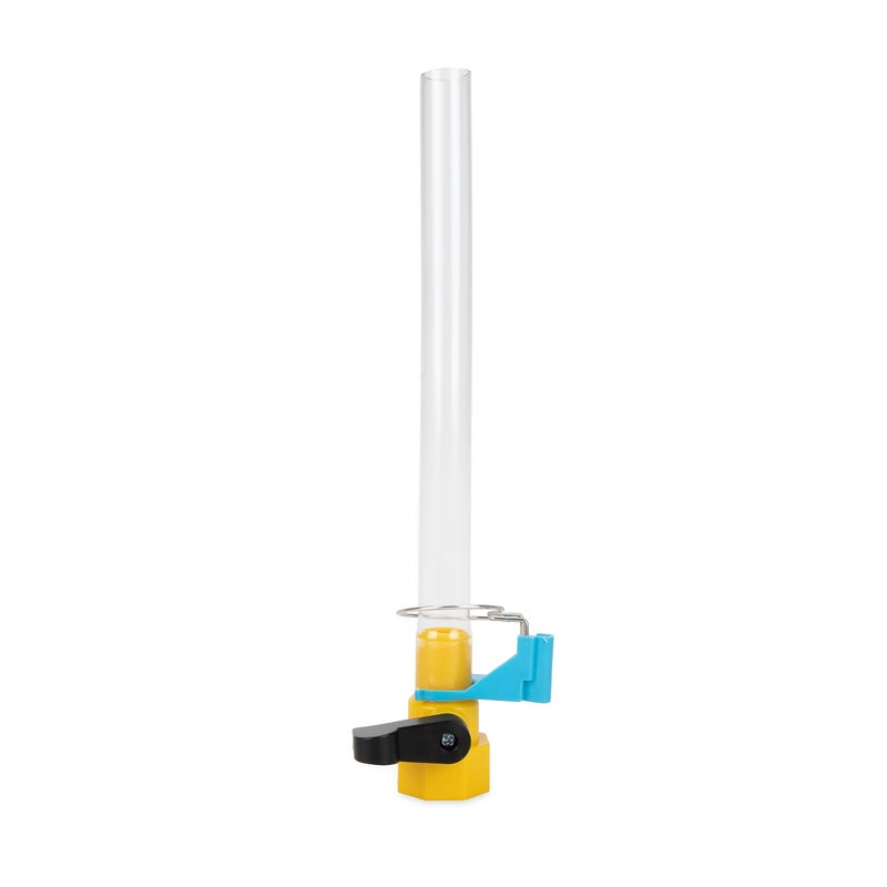 Camco Camco 40004 RV Gravity Water Fill Adapter with Shut Off Valve and Clip - Allows for Quick Filling of Your RV's Gravity Water Fill - Adapter Fits Standard Drinking Water Hoses  - Image 1