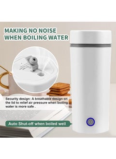 Garlo Portable Electric Kettle for Travel, Travel Kettle Electric Small Stainless Steel, Portable Fast Water Boiler Automatic Shut-Off 350ML Mini Cup.  - Image 2