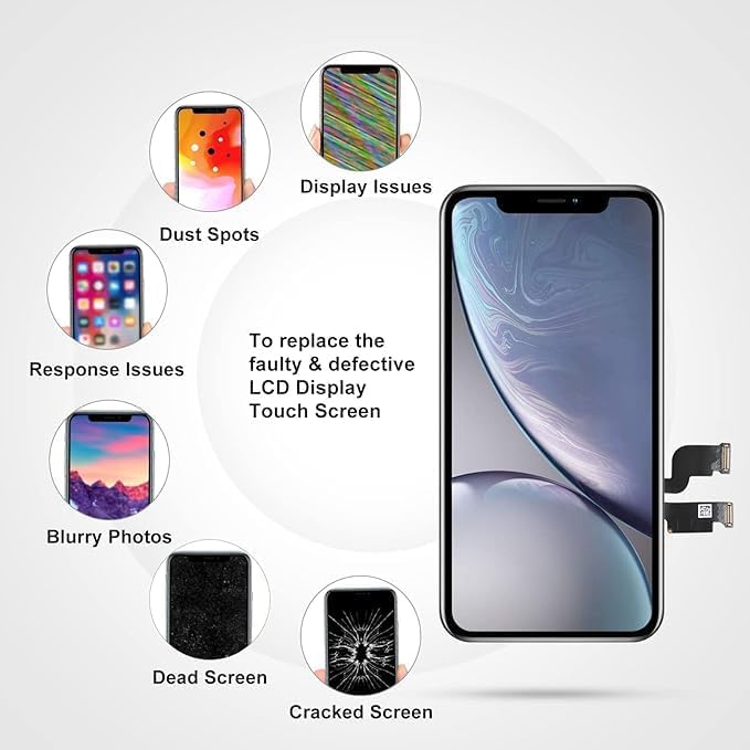 LL TRADER Screen Replacement for iPhone Xs MAX 6.5" LCD Retina Display Replacement Touch Screen Digitiser with Repair Tool Kits 2025 New for USA - Image 4