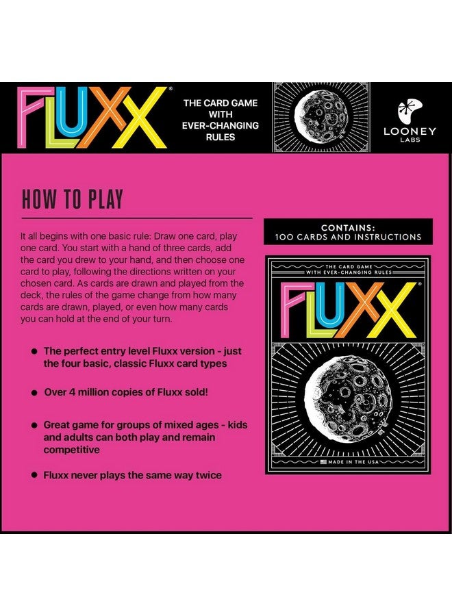 Looney Labs Looney Labs Fluxx 5.0 Card Game Fun, Fast-Paced, Ever-Changing Rules, Perfect for Family Game Night and Parties  - Image 4