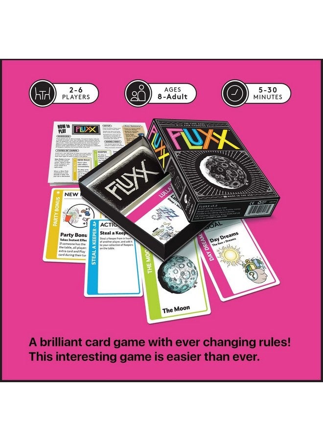 Looney Labs Looney Labs Fluxx 5.0 Card Game Fun, Fast-Paced, Ever-Changing Rules, Perfect for Family Game Night and Parties  - Image 3