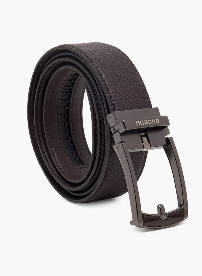 Duchini Men Pin Buckle Leather Belt