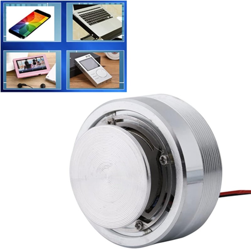 YDuupxe 2PCS Mini Bluetooth Speaker 250MM 2Inch All Frequency Resonance Strong Bass Loudspeaker Portable Music Player for Computer Laptop MP3 MP4 CD Mobile Phone - Image 4