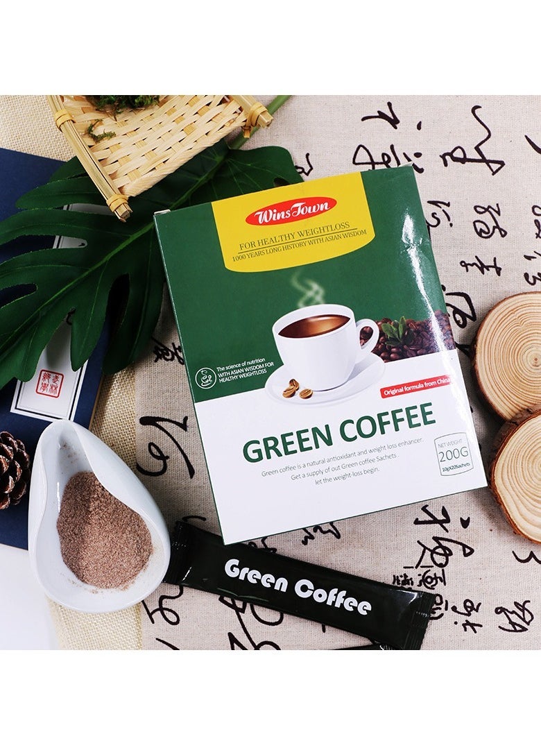 Wins Town L-carnitine slimming coffee, green coffee for weight loss, one cup before exercise, one cup before meals  - Image 5