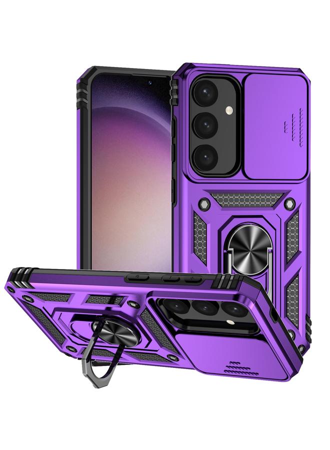 S-TOP Case For Samsung Galaxy S25 5G Sliding Camshield Holder Phone Case