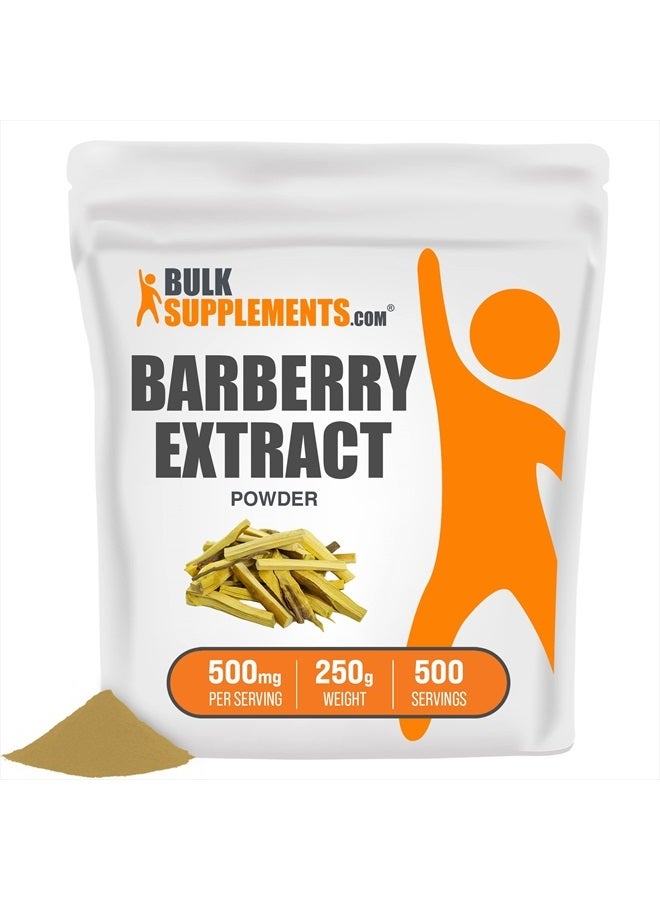 BULKSUPPLEMENTS.COM Barberry Extract Powder - Berberine Supplement, from Barberry Root & Bark - Soy Free - 500mg per Serving, 500 Servings (250 Grams - 8.8 oz) - Image 1