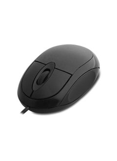SM-385 Wired Black Mouse
