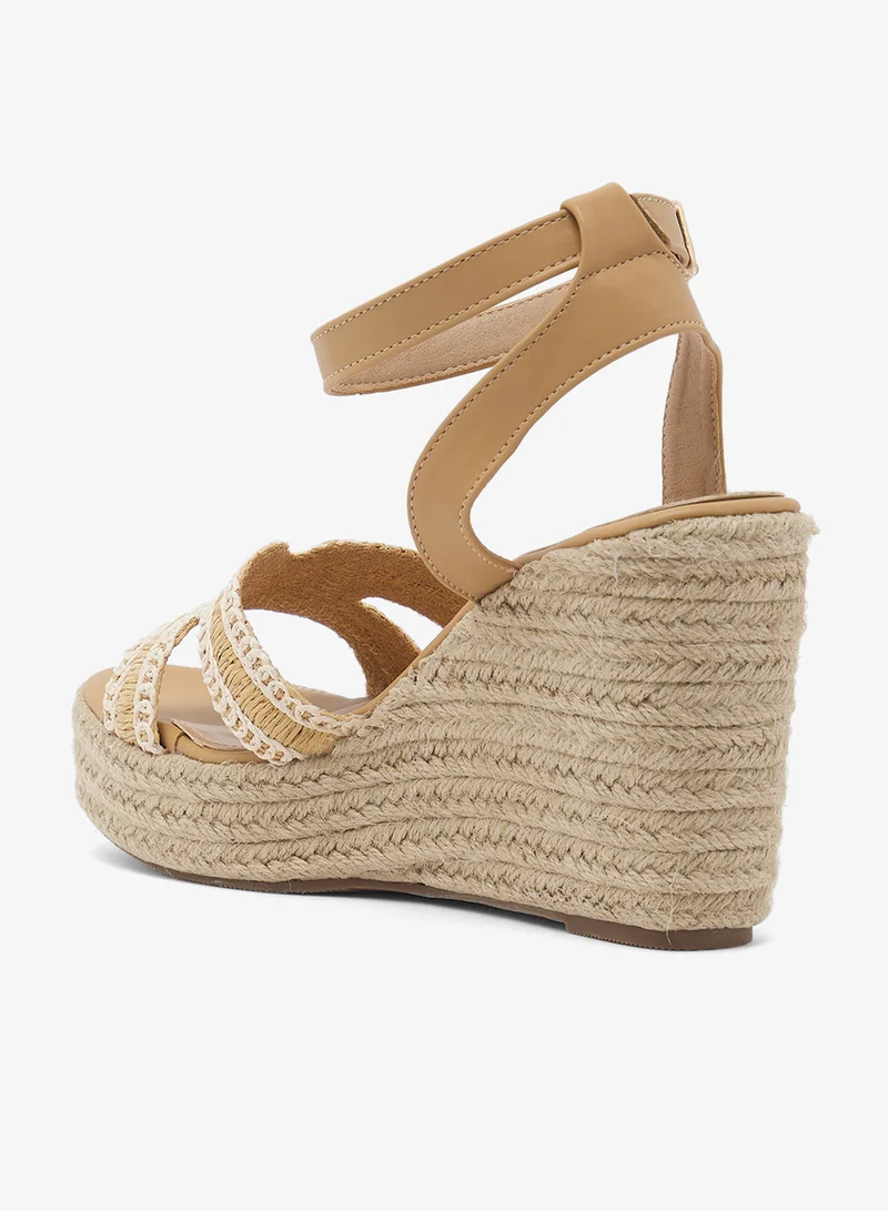 Ginger Ankle Strap Wedge Sandals