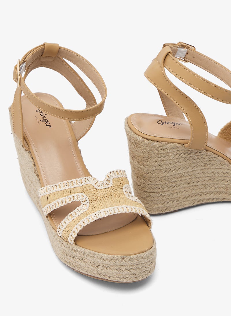 Ginger Ankle Strap Wedge Sandals - Image 4