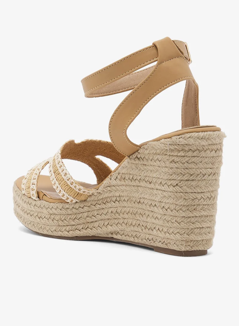 Ginger Ankle Strap Wedge Sandals