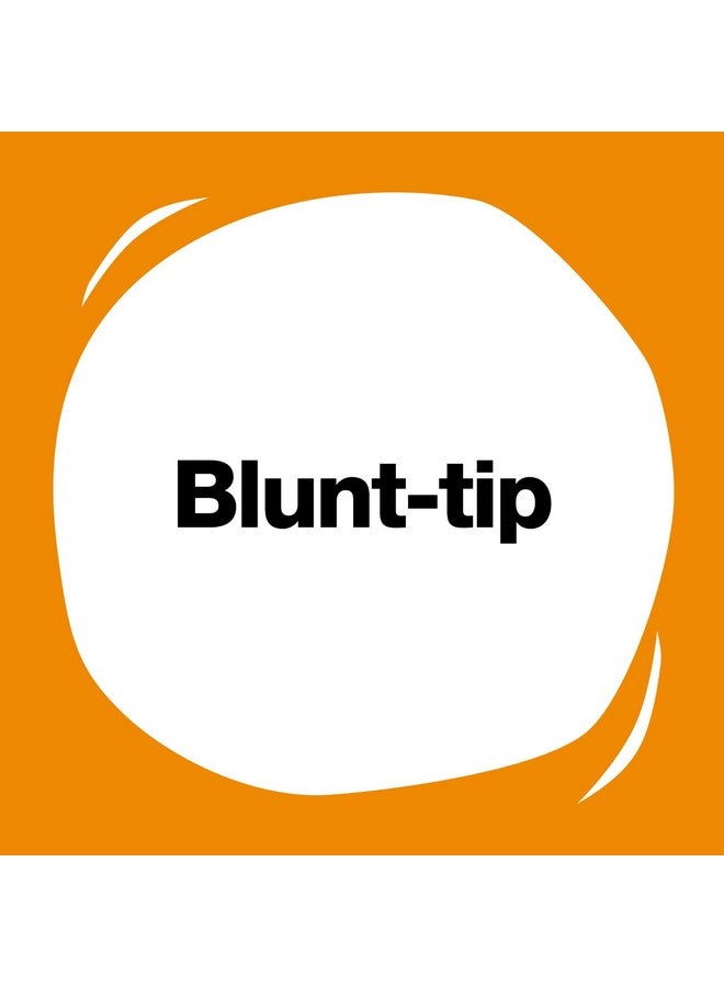 Fiskars 5" SoftGrip Blunt-Tip Scissors for Kids Ages 4-7 (3-Pack), Scissors for School or Crafting, Back to School Supplies, Blue, Purple, and Pink Designs - Image 5