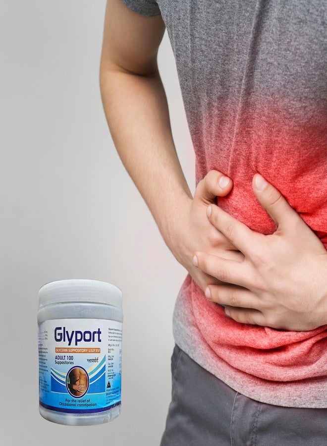 Rossify Glyport Glycerine Suppository USP - Effective Relief for Constipation (Adult) - Image 2