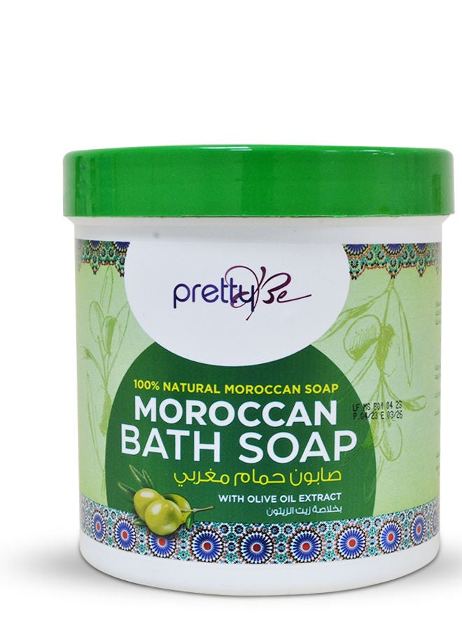 Pretty Be Natural Moroccan Bath Soap With Olive Oil Extract - 1000ml - Image 1