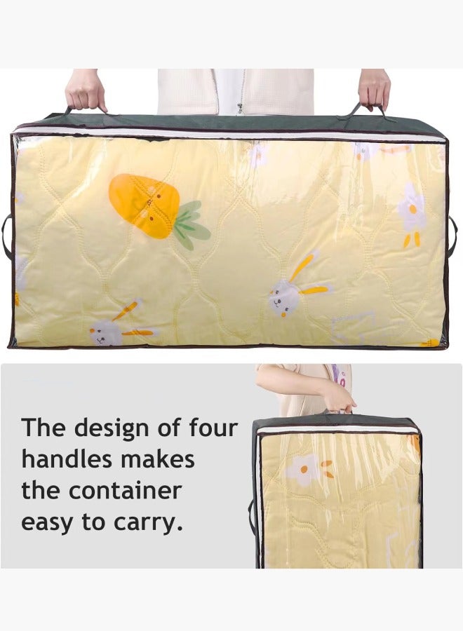 Clothes Organizer Under Bed Storage Organizer for Clothes Jeans Toys Shoes Washable Storage Boxes Cube Storage Bin for Home Bedroom Office 100*50*15cm - Image 4