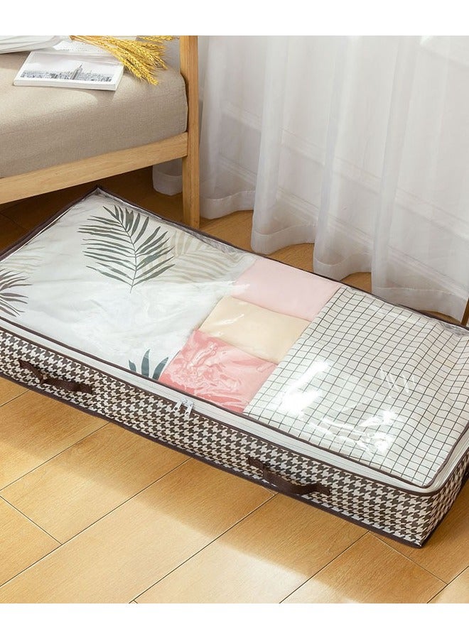 Clothes Organizer Under Bed Storage Organizer for Clothes Jeans Toys Shoes Washable Storage Boxes Cube Storage Bin for Home Bedroom Office 100*50*15cm - Image 1