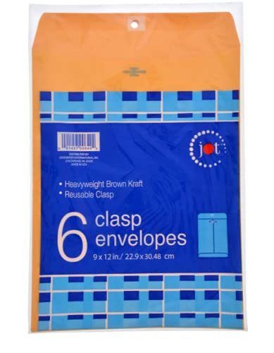 JOT Clasp Envelopes 9 x 12 / 22.9 x 30.48 cm - Image 1