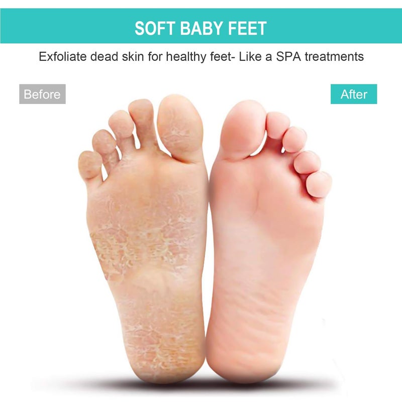 BESKAR XL Large Foot Scrubber Mat for Use in Shower - Shower Foot Cleaner to Eliminate Calluses Dead Skin, Foot Massager Mat for Men & Women to Soothe Achy Feet, Non Slip Suction Cups - Image 4