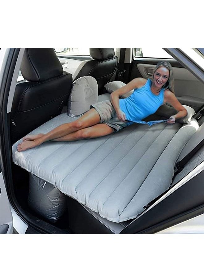 Generic - Air Mattress Car Inflatable Bed with Pump for Travel Camping Vacation Back Seat Blow-Up Sleeping Pad - Image 1