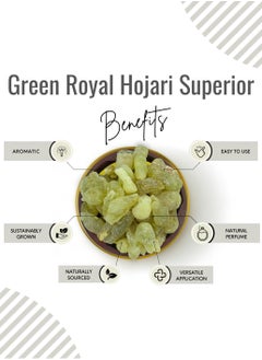 Awafi Mill Awafi Mill Green Royal Hojari Superior | Premium Quality Omani Frankincense Resin for Aromatic Ambience  - Image 2