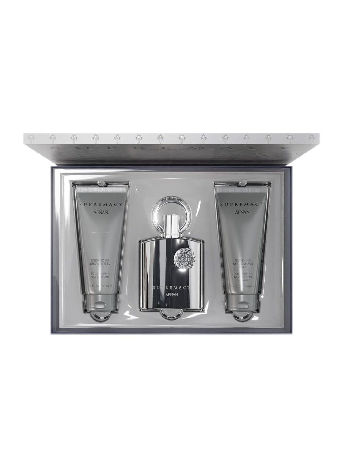 Afnan AFNAN Gift Set Supremacy Silver Eau De Parfum 100 ML + after