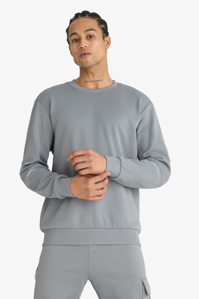 DeFacto Standard Fit Long Sleeve Sweatshirt - Image 3