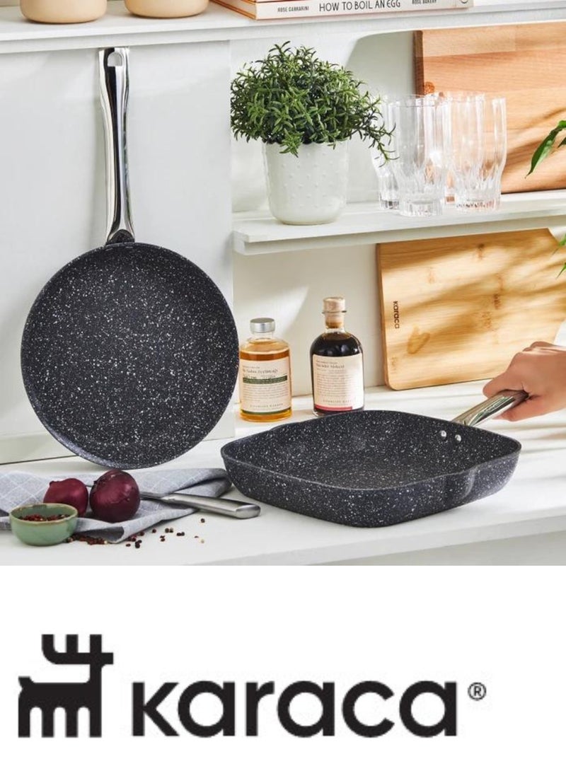 كاراجا كاراجا طقم طاسات جرانيت قطعتين صنع في تركيا  - Image 2