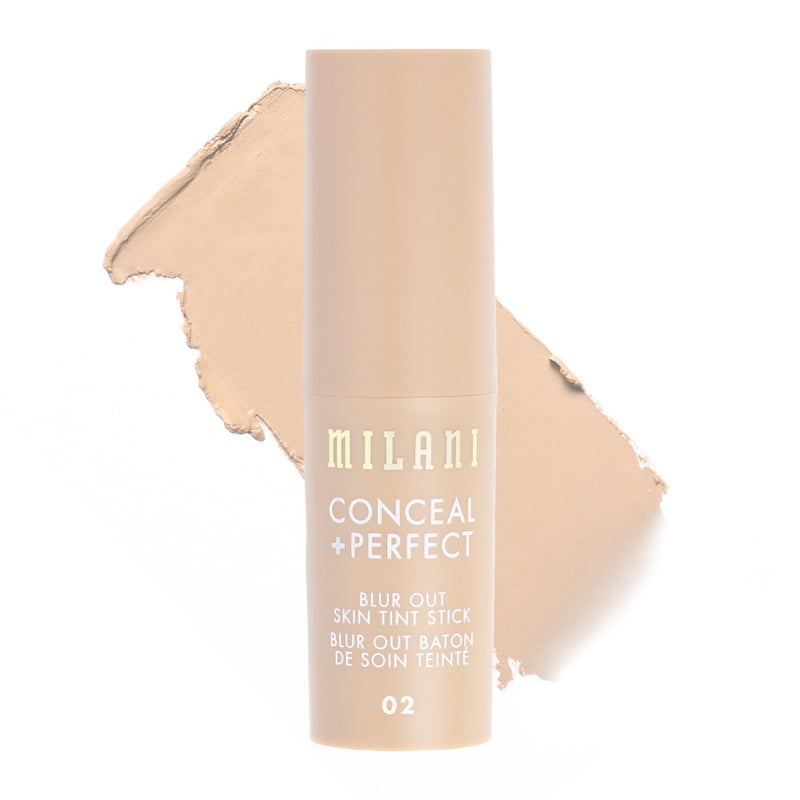 Milani Conceal Perfect Skin Tint Stick Blur Out Tinted Moisturizer Makeup Shade 02