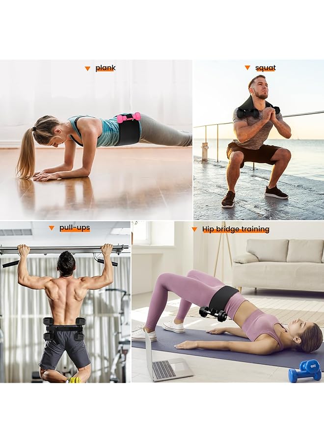 NALACAL Hip Thrust Belt for Booty Lifting Easy to Use Adjustable Belt with Slip Resistant Padding for Gym Home Workouts Compatible with Dumbbells Kettlebells and Plates  - Image 2