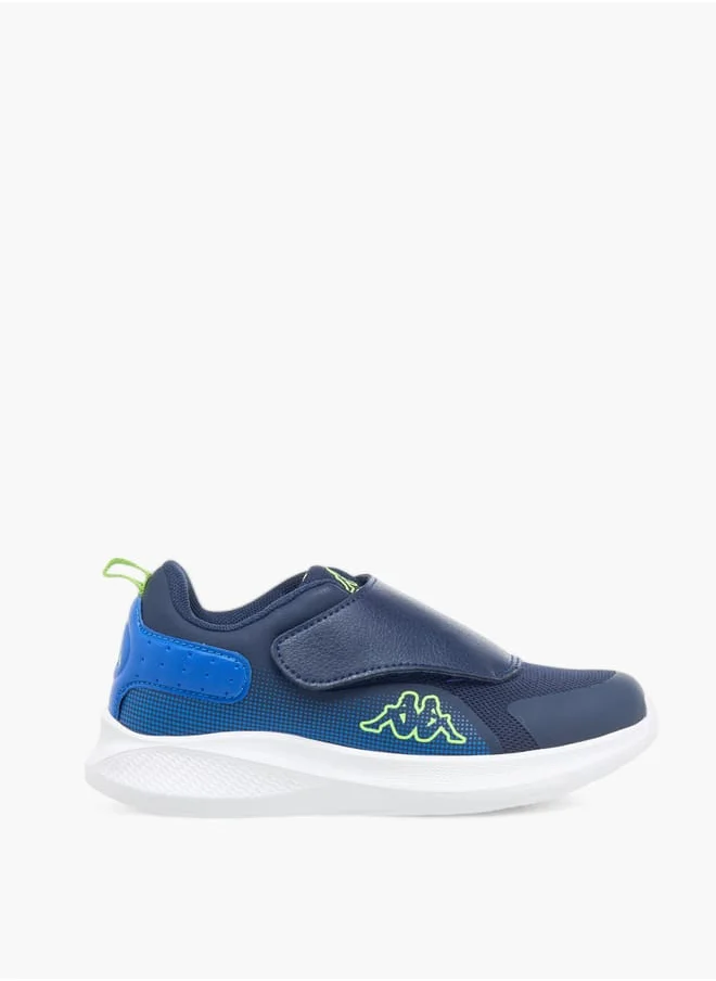 Kappa Boys Mesh Slip-On Sports Shoes With Hook And Loop Closure