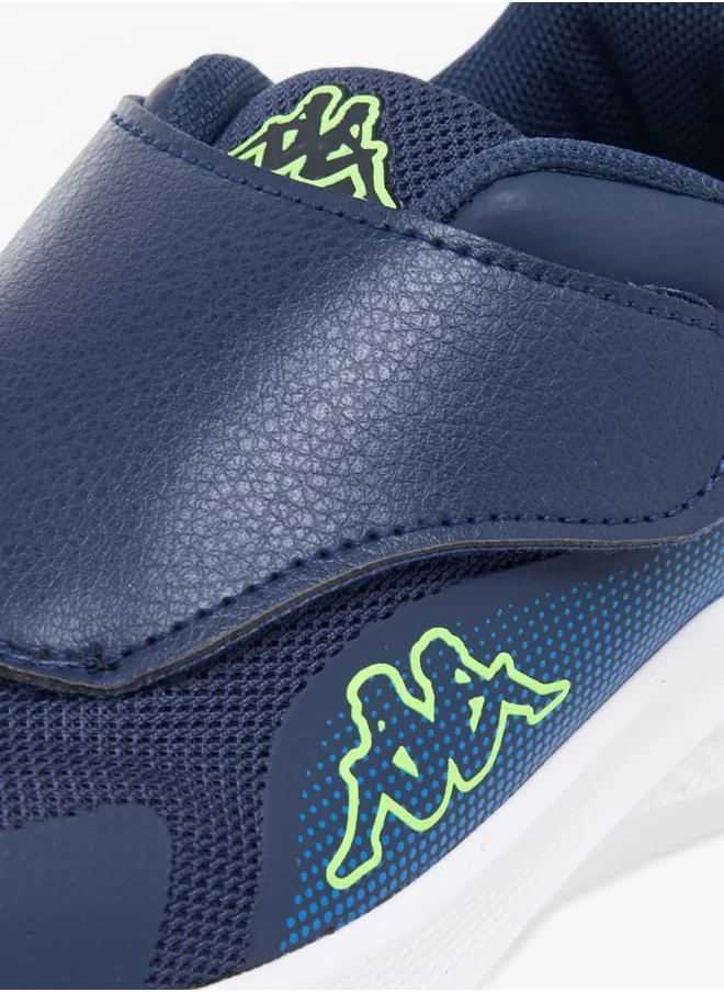 Kappa Boys Mesh Slip-On Sports Shoes With Hook And Loop Closure