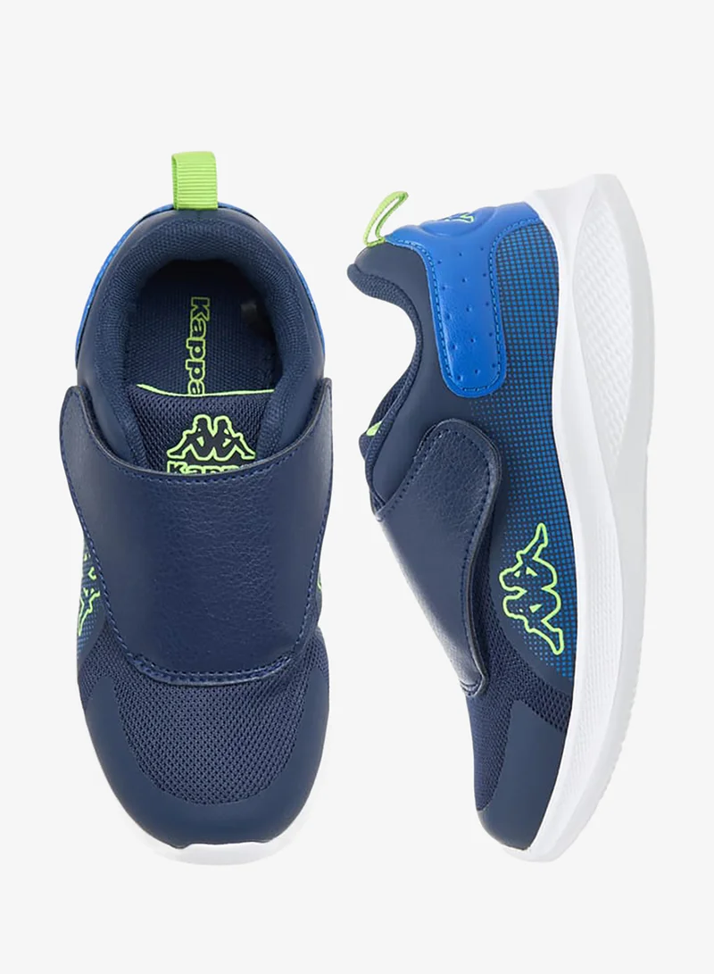 Kappa Boys Mesh Slip-On Sports Shoes With Hook And Loop Closure
