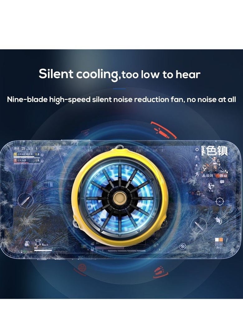 ELTRAZONE Phone Cooler for Gaming with Blue Light: Ultimate Cooling Solution for Android and iPhone Users - Image 3