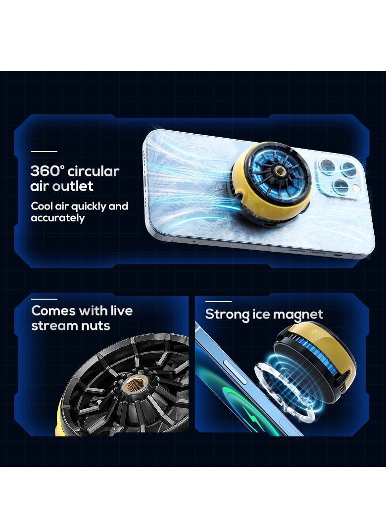 ELTRAZONE Phone Cooler for Gaming with Blue Light: Ultimate Cooling Solution for Android and iPhone Users - Image 5