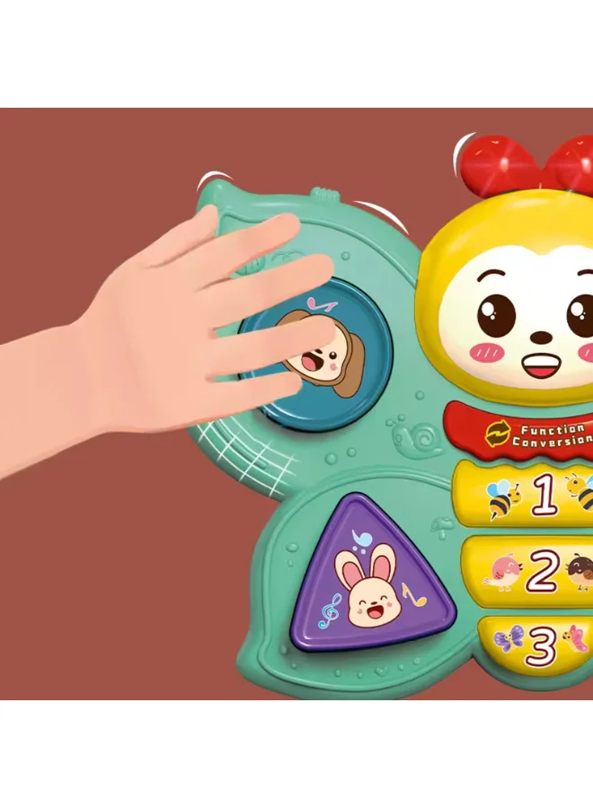 TOOLY Kids Musical Butterfly Learning Toy with Lights & Animal Buttons – Interactive Educational Toy for Toddlers