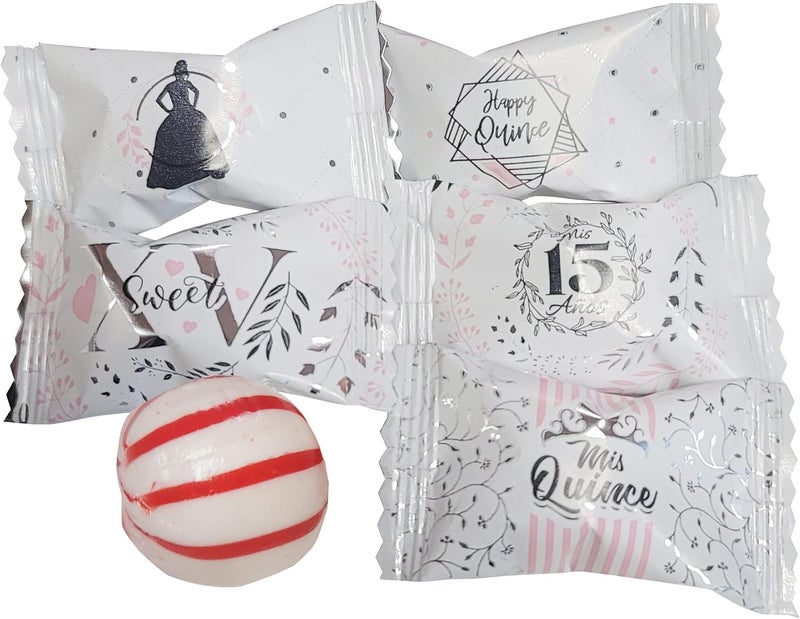 Naturejam Quinceanera Themed Peppermints - 100 Count - Image 3
