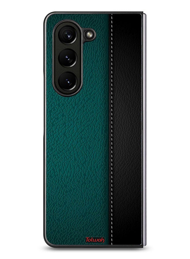 Tolwak غطاء حماية جلد بنمط سامسونج جالاكسي زد فولد 5 - Image 2