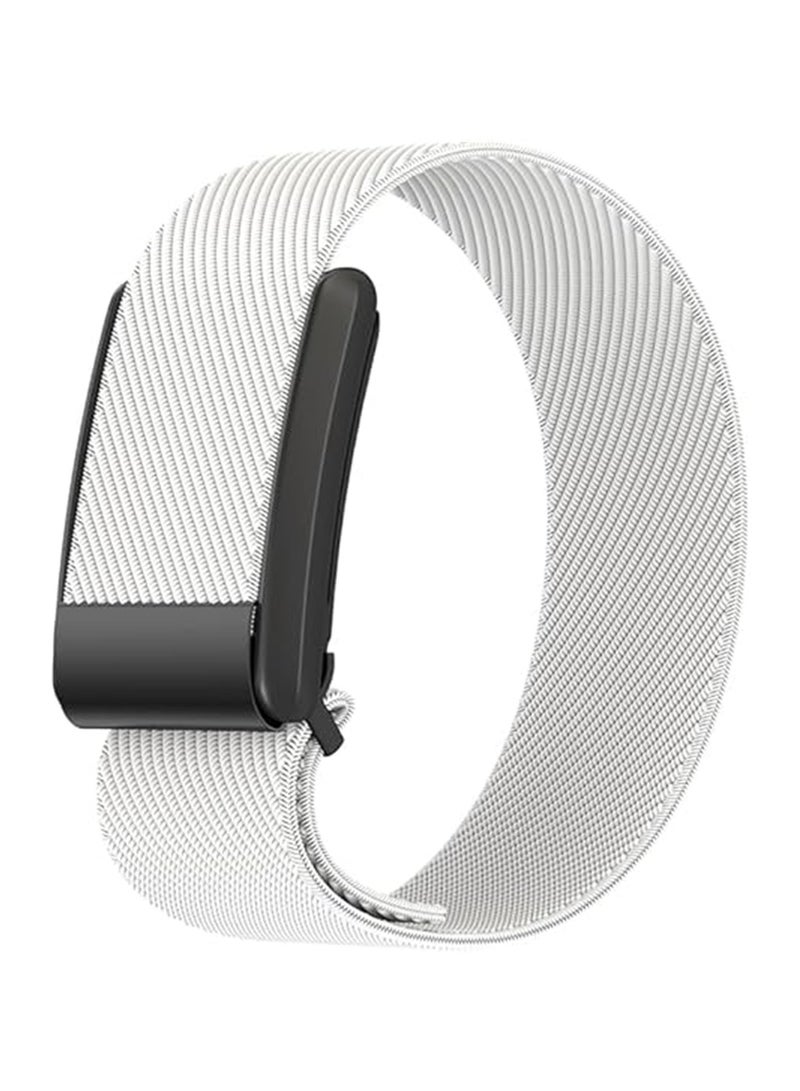 Aookay for Whoop 4.0 Band, Ultra-Soft, Stylish & Affordable Replacement Band Strap, Soft Stretchy Fabric Strap Band with U-Shaped Connector (White) - Image 1