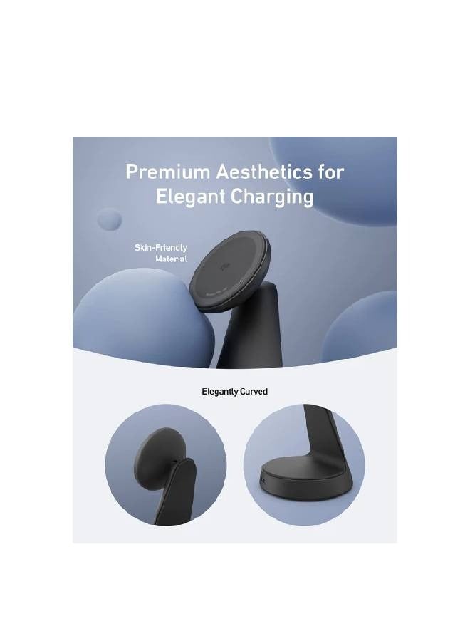 Anker MagGo Ultra Fast 2 in 1 Charging Dock High-Speed Wireless Charging 15W - A25M7H11 - Image 3